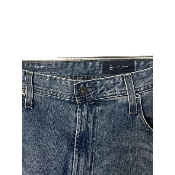 AG Adriano Goldschmied Everett Slim Straight Jeans Men's Size 36 32 Medium Wash - Picture 8 of 16